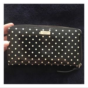 Polka dot Kate Spade wallet